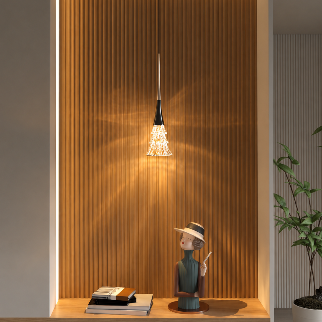 Noel Crystal Tree Rise-and-Fall Pendant Light Glowryte