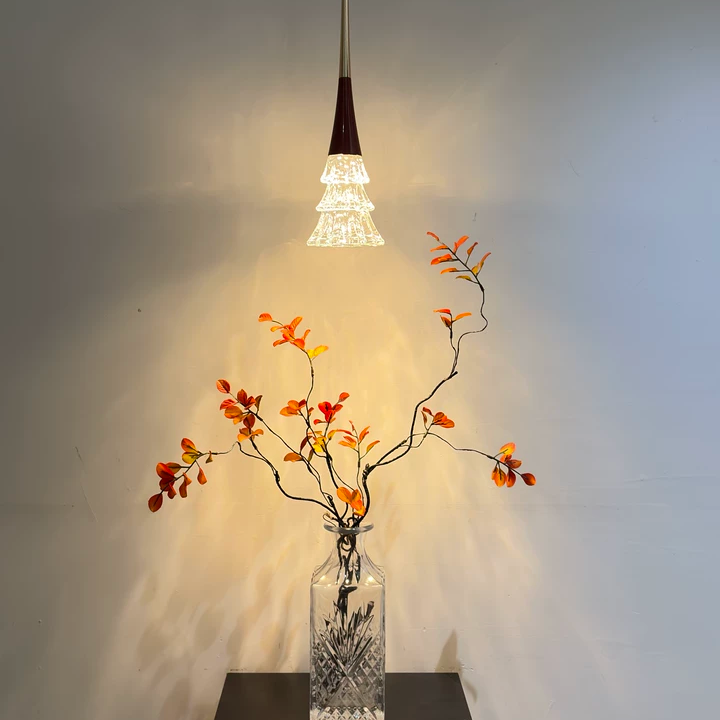 Noel Crystal Tree Rise-and-Fall Pendant Light Glowryte