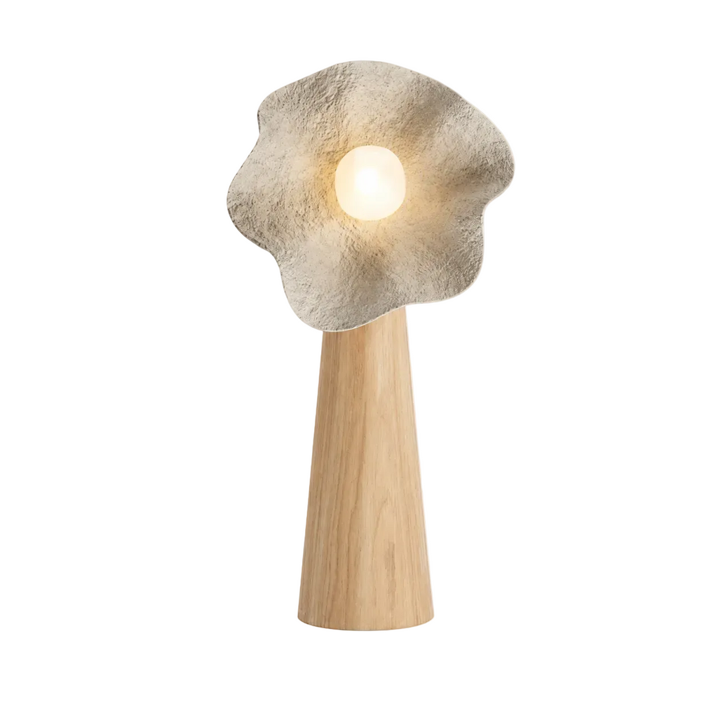 Nube Washi Mushroom Floor Lamp Dia 11.8" × H 23.6" (Dia 30 × H 60 cm) Glowryte