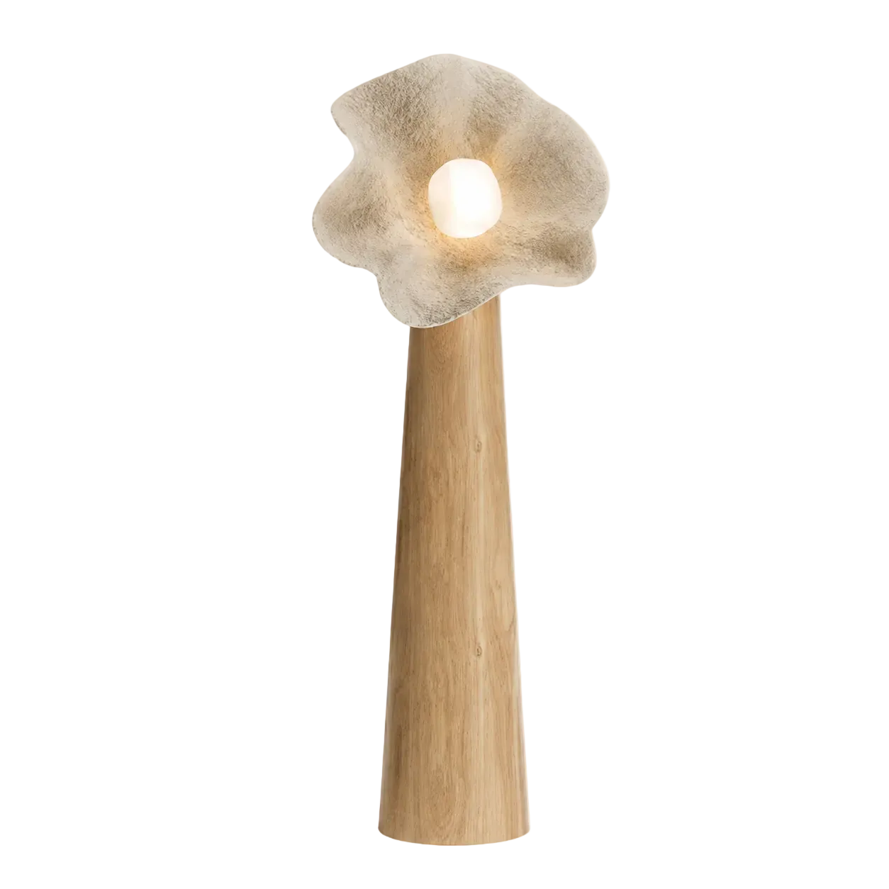 Nube Washi Mushroom Floor Lamp Dia 13.8" × H 35.4" (Dia 35 × H 90 cm) Glowryte