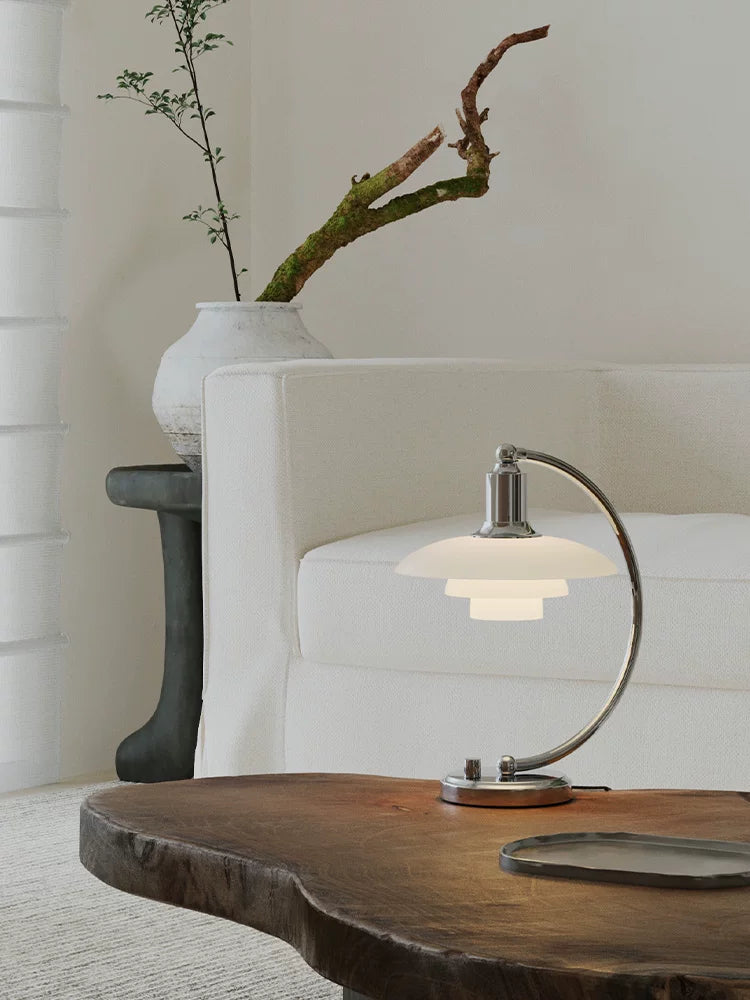 Lumi Vintage Glass Table Lamp Glowryte