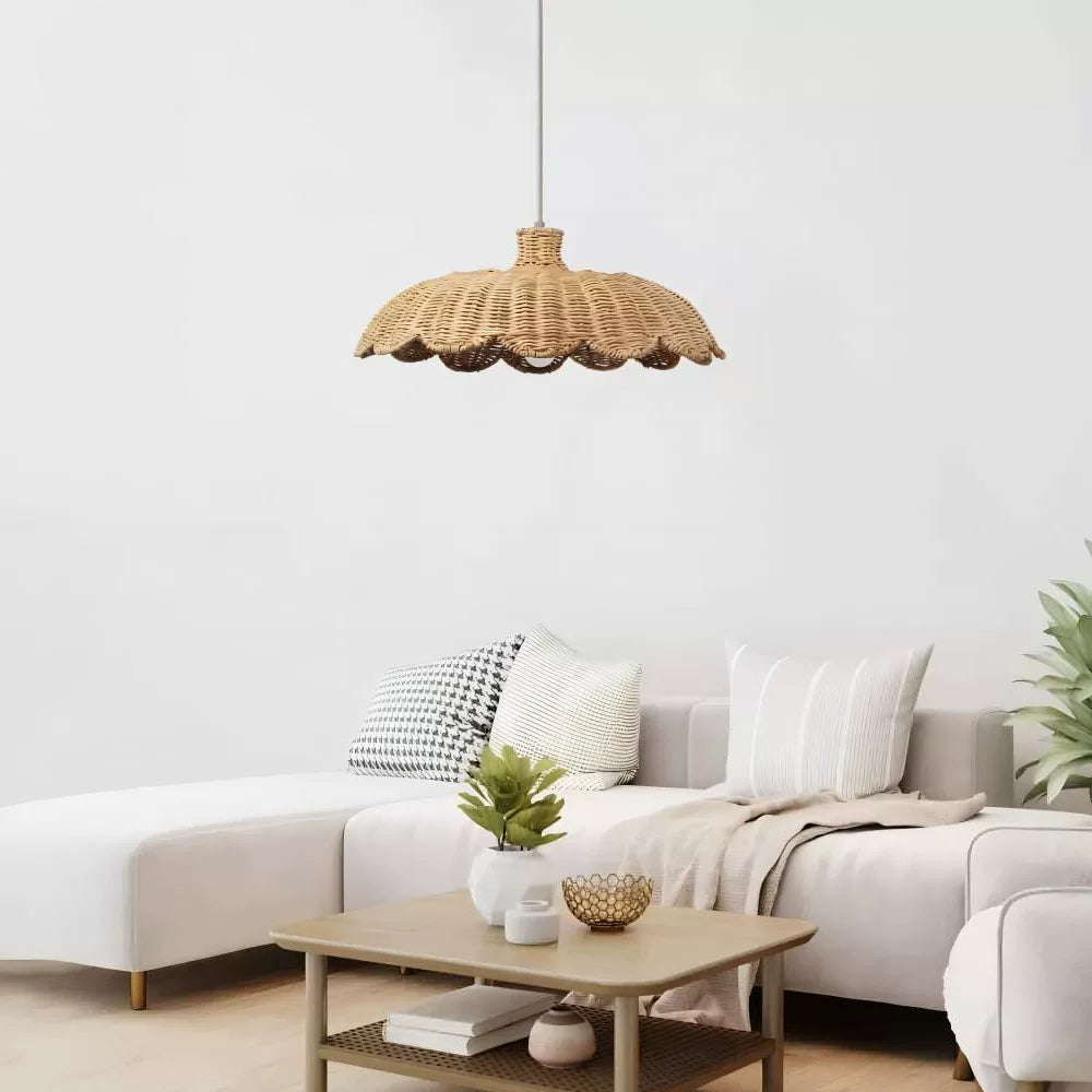 Caleta Woven Rattan Pendant Light