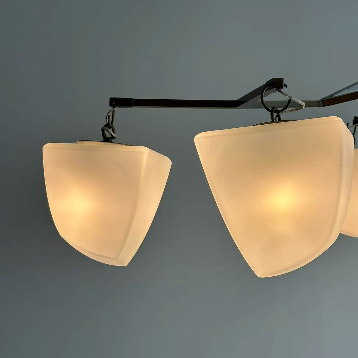 Vesper Brass Branching Chandelier Glowryte