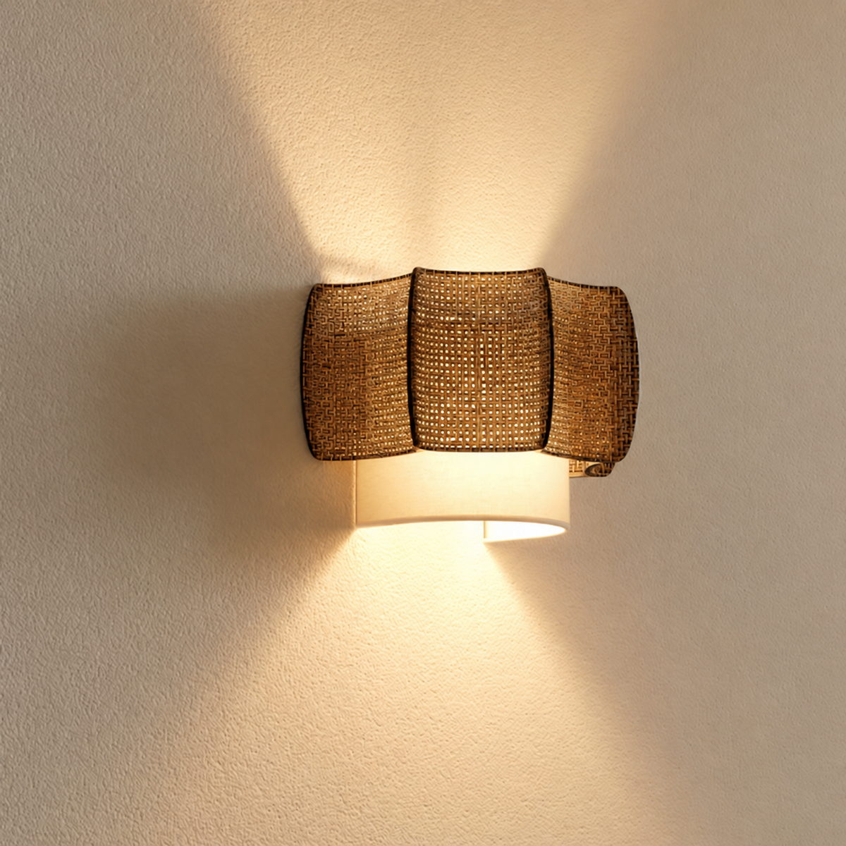 Paloma Woven Rattan Wall Sconce