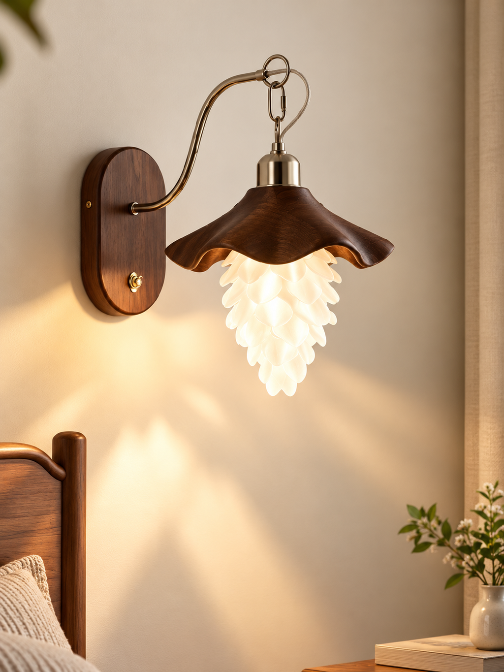 Pine Cone Pendant Light Glowryte