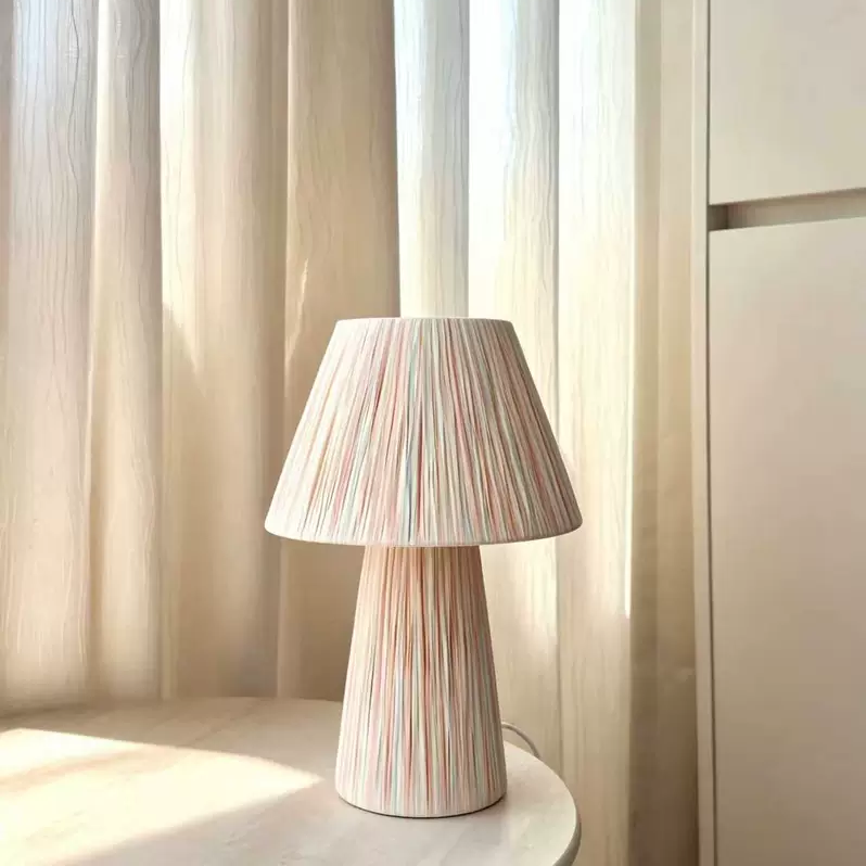 Raya Woven Gradient Table Lamp Glowryte