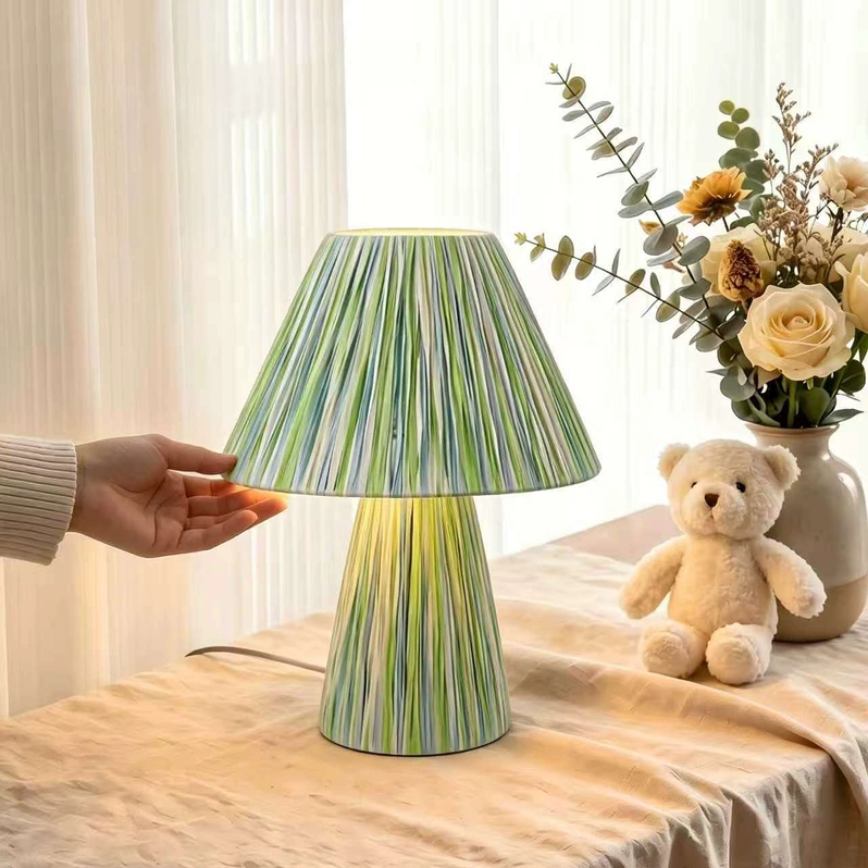 Raya Woven Gradient Table Lamp Glowryte