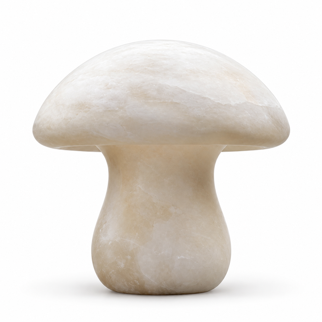 Rhea Alabaster Mushroom Table Lamp Glowryte
