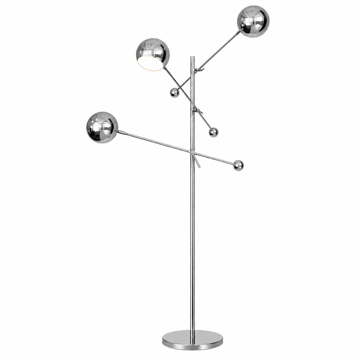 Orion 3-Light Articulating Floor Lamp Glowryte