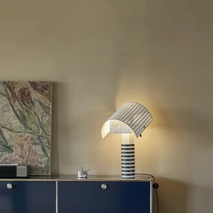 Shogun Striped Architectural Table Lamp Glowryte