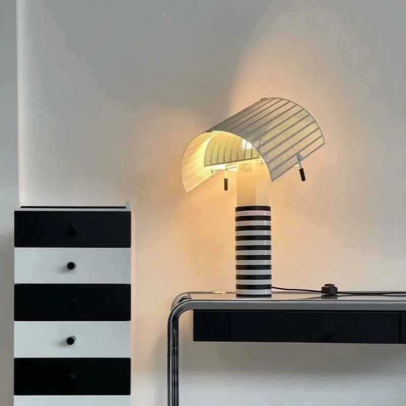 Shogun Striped Architectural Table Lamp Glowryte