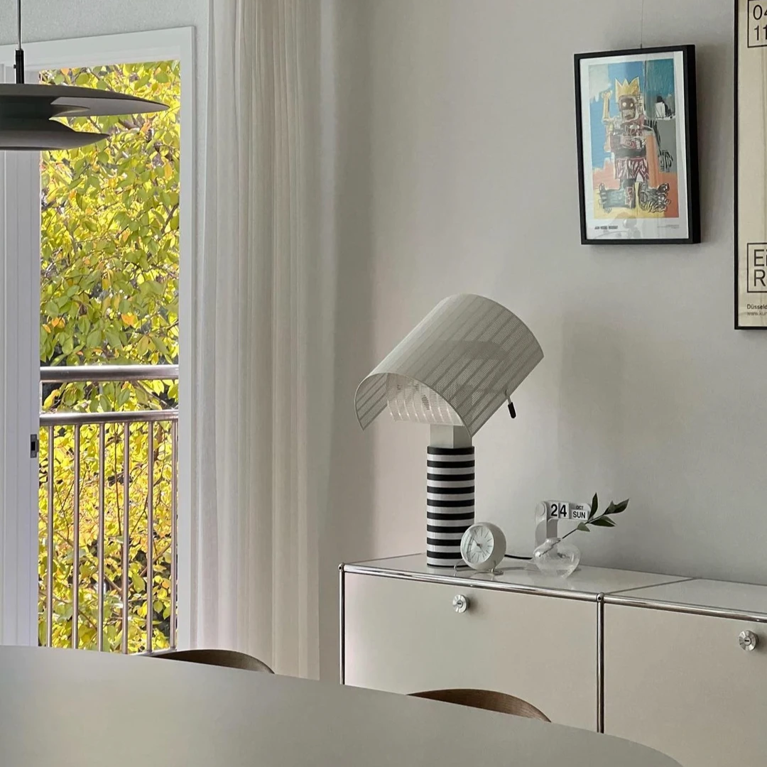 Shogun Striped Architectural Table Lamp Glowryte