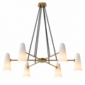 Soiree Branch 6-Light Chandelier – Antique Brass Antique Brass Glowryte