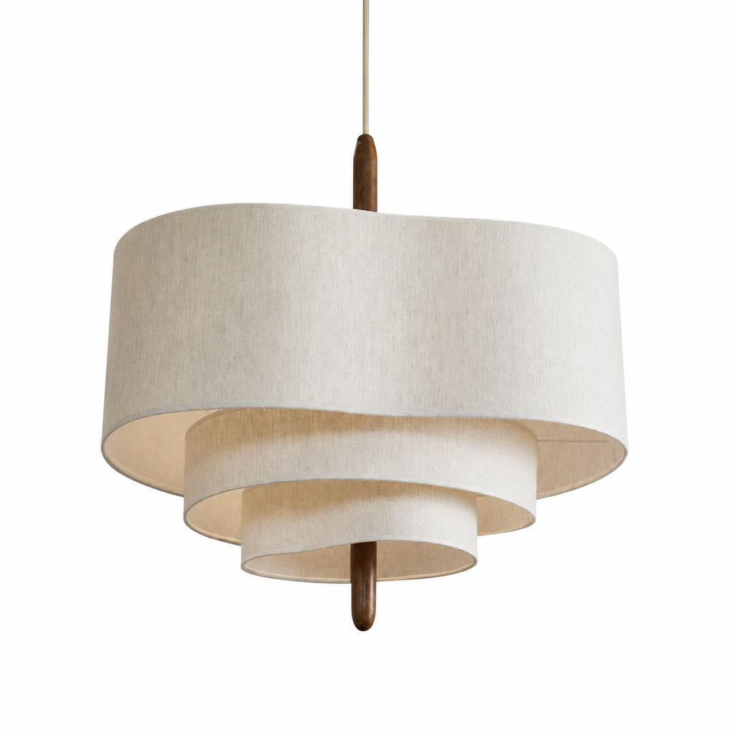 Strata Linen Pendant Light Glowryte