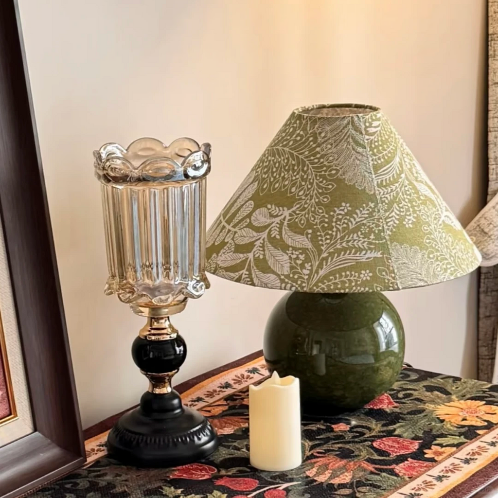Sylva Botanical Ceramic Table Lamp Glowryte
