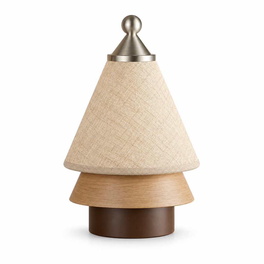 Sylvan Cordless Touch-Dimming Tree Lamp Brushed Nickel Glowryte