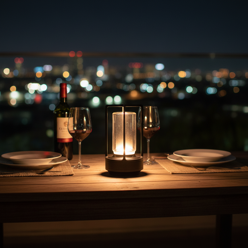 Lux Cylinder Table Lamp Glowryte