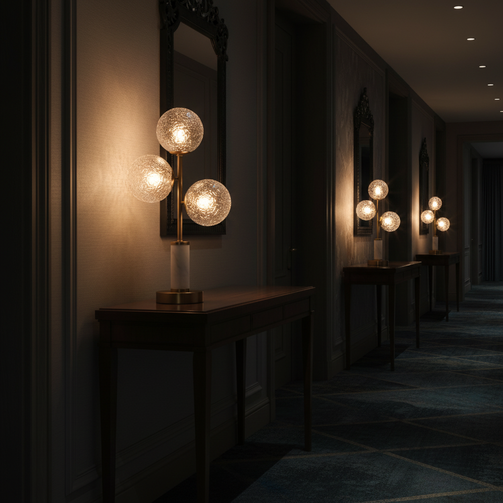 Orla Triple Globe Table Lamp Glowryte