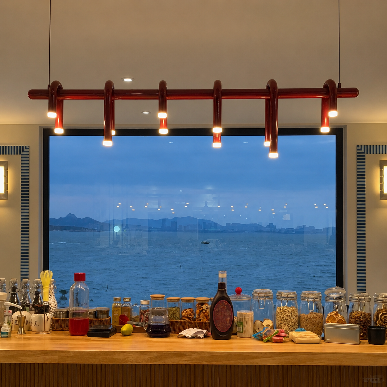 U-Loop Linear Pendant Light Glowryte