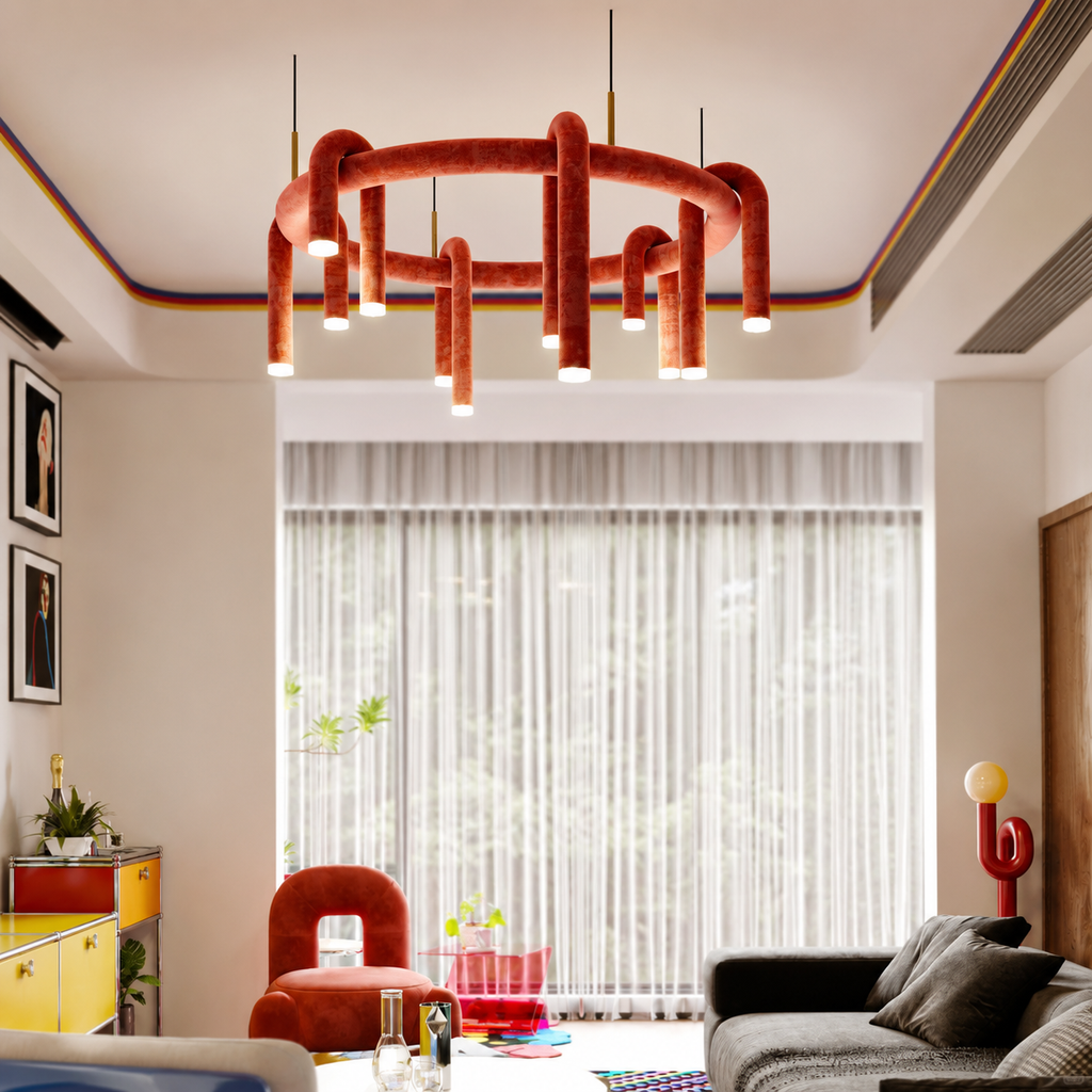 U-Loop Round Pendant Light Glowryte