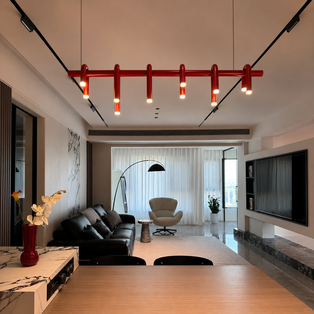 U-Loop Linear Pendant Light Glowryte