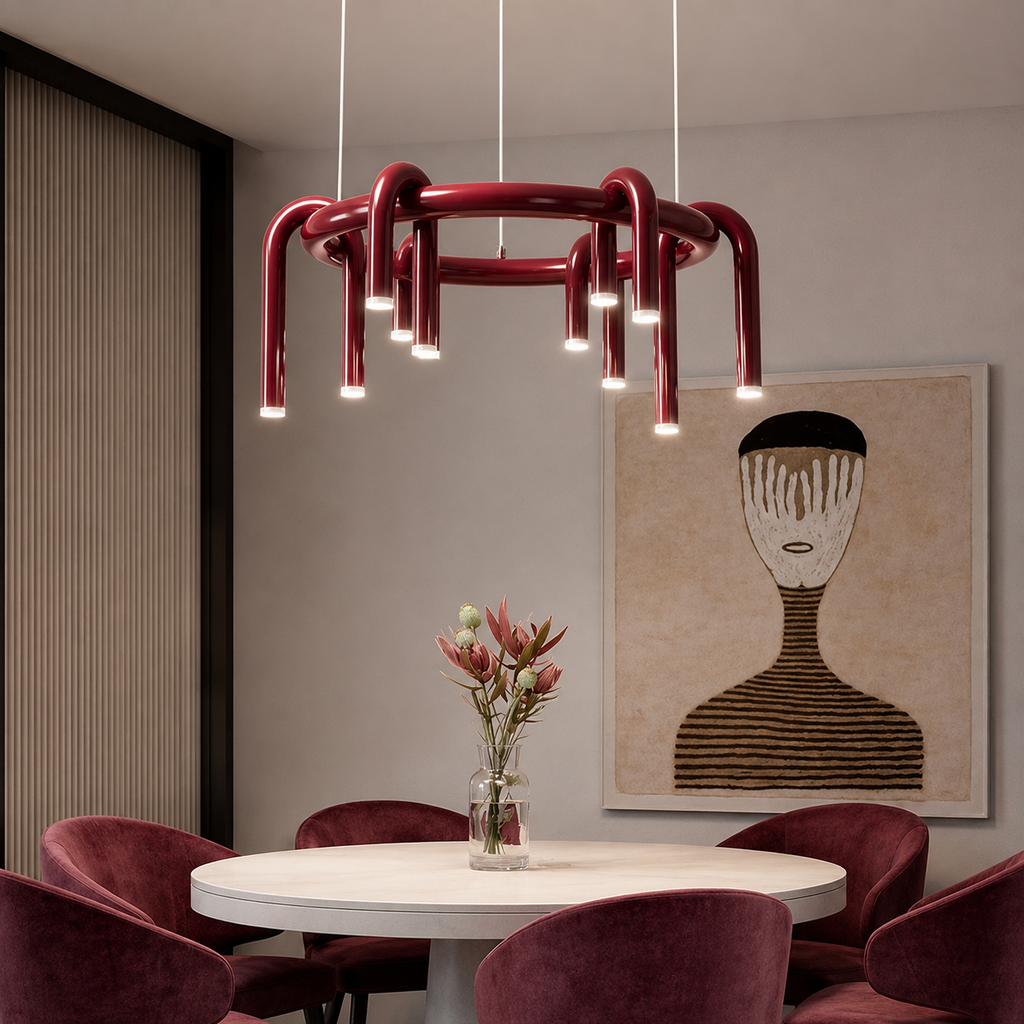 U-Loop Round Pendant Light Glowryte