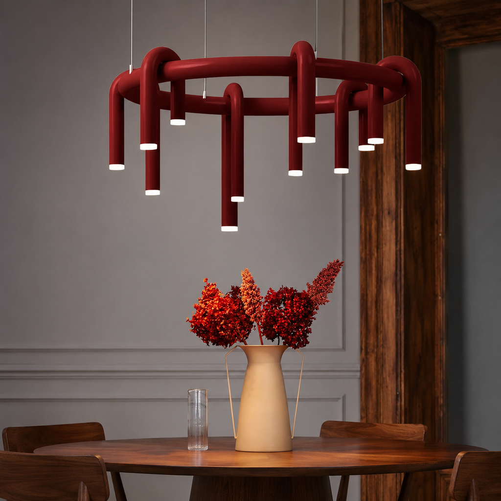 U-Loop Round Pendant Light Glowryte