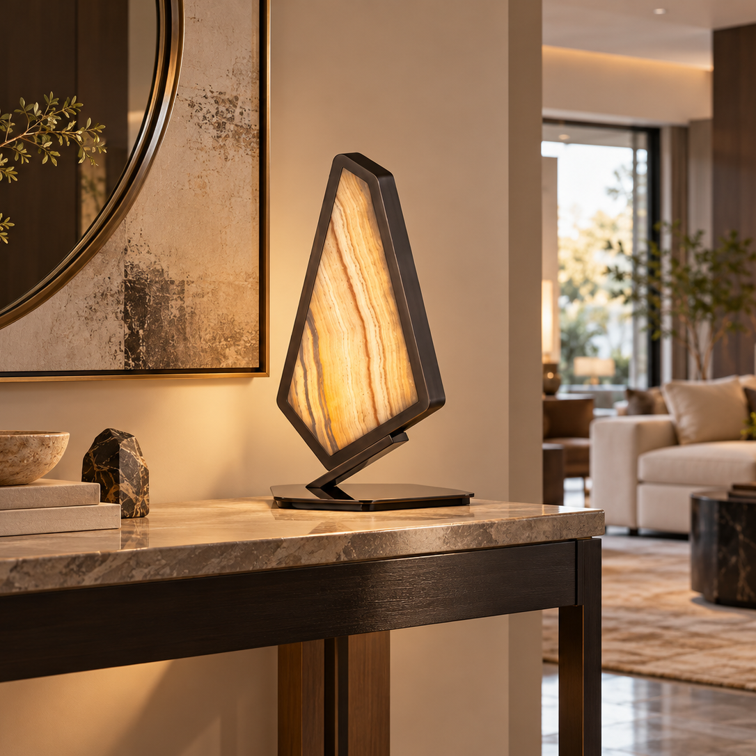 Living Room Console Light Sculpture