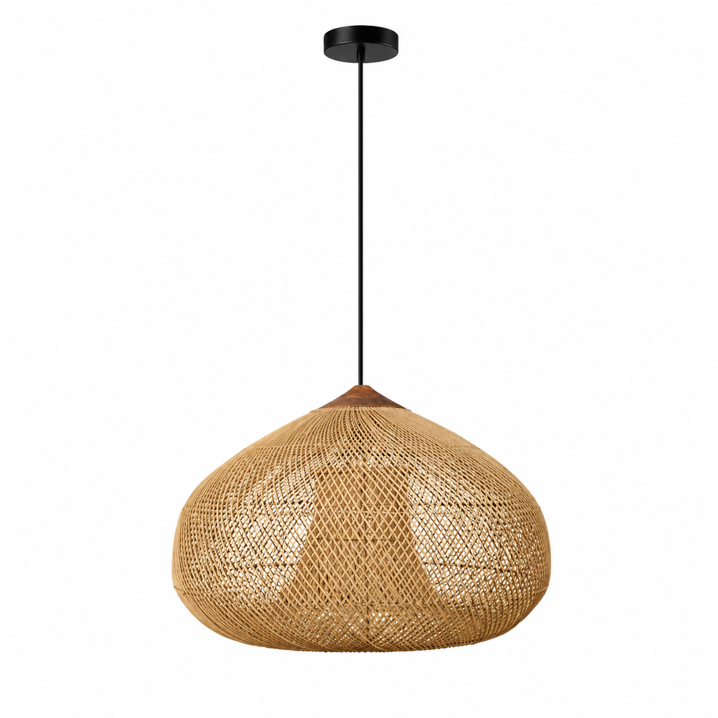 Wabi Rattan Pendant Light Glowryte