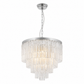 Maris Capiz Tiered Chandelier Glowryte
