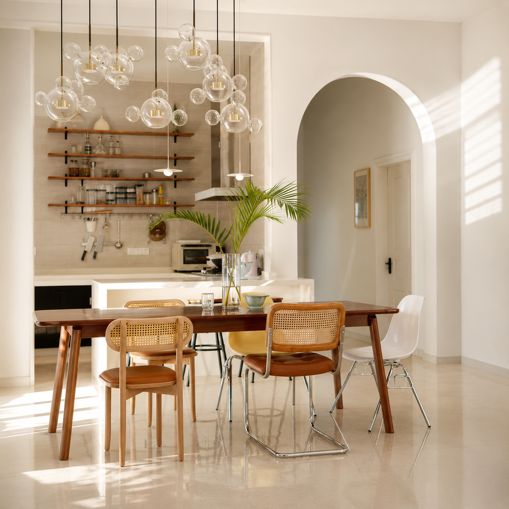 Cove Bubble Linear Chandelier Glowryte