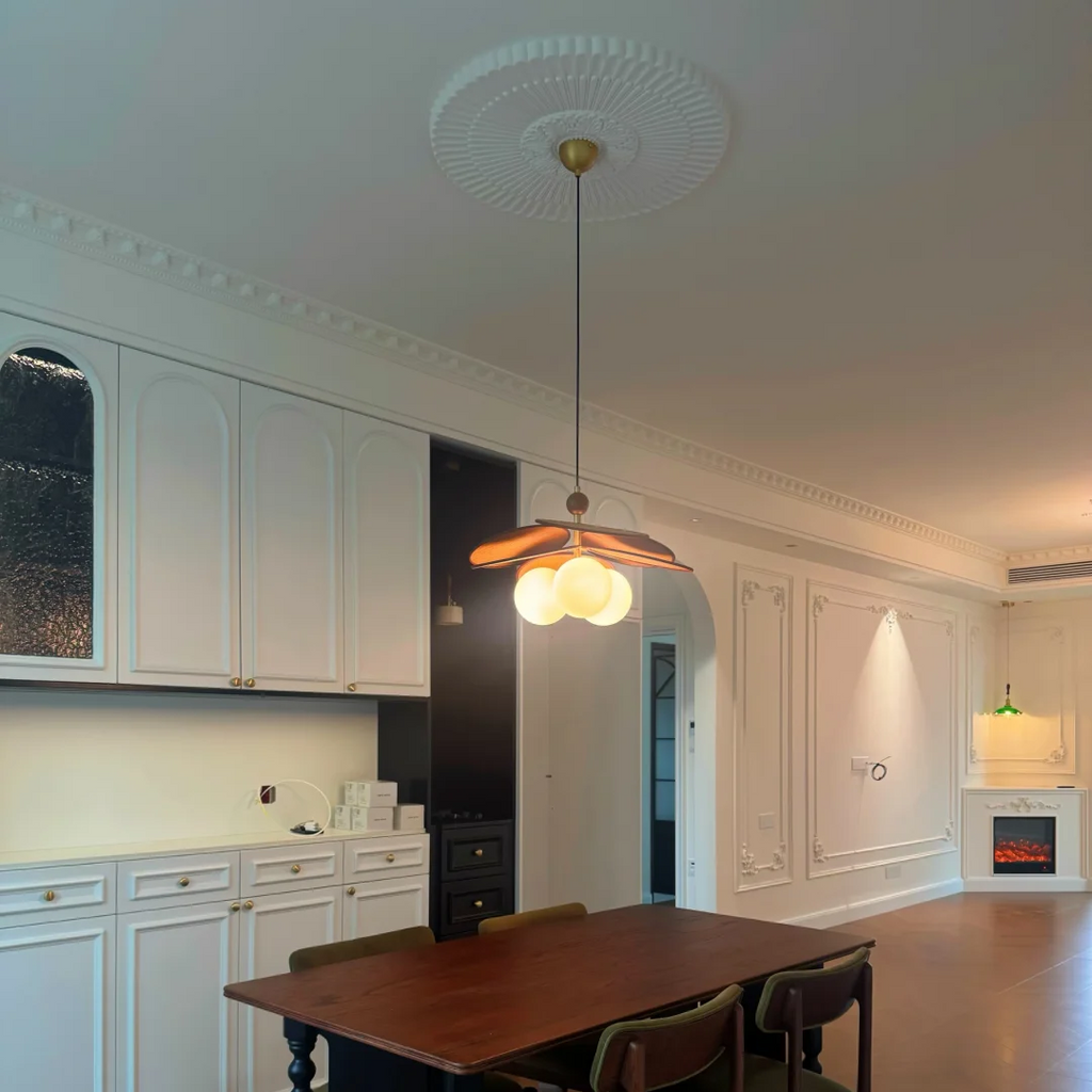 Petal Globe Pendant Light Glowryte
