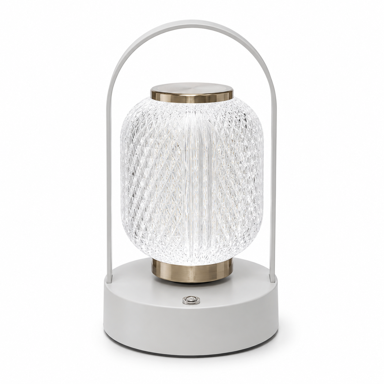 Crystal Lantern Portable Table Lamp