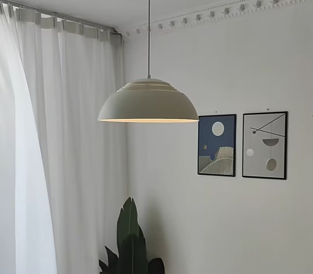 Luma Modern Pendant Light Small White Glowryte