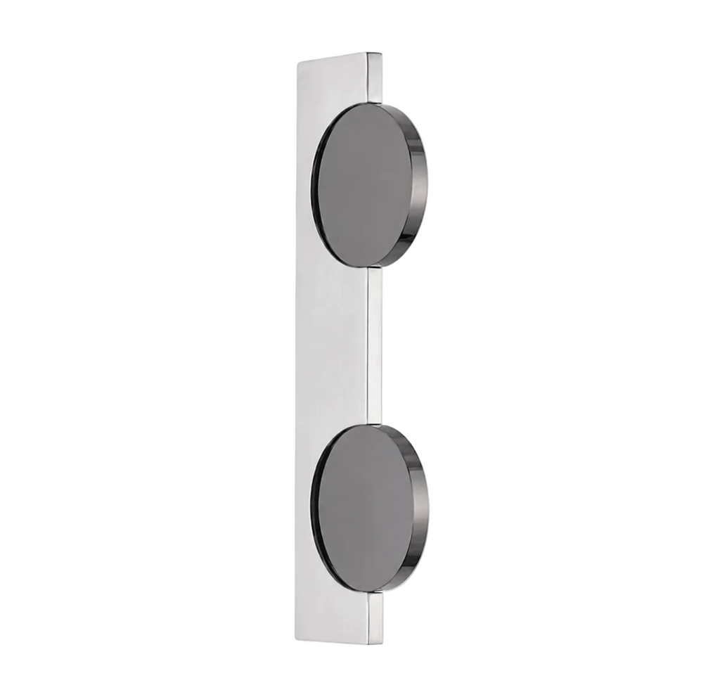 Chrome Double-Head Wall Sconce Glowryte