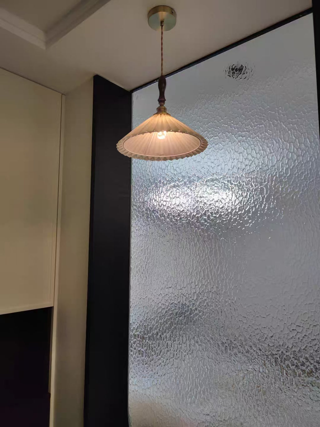 Arden Pleated Dome Pendant Glowryte