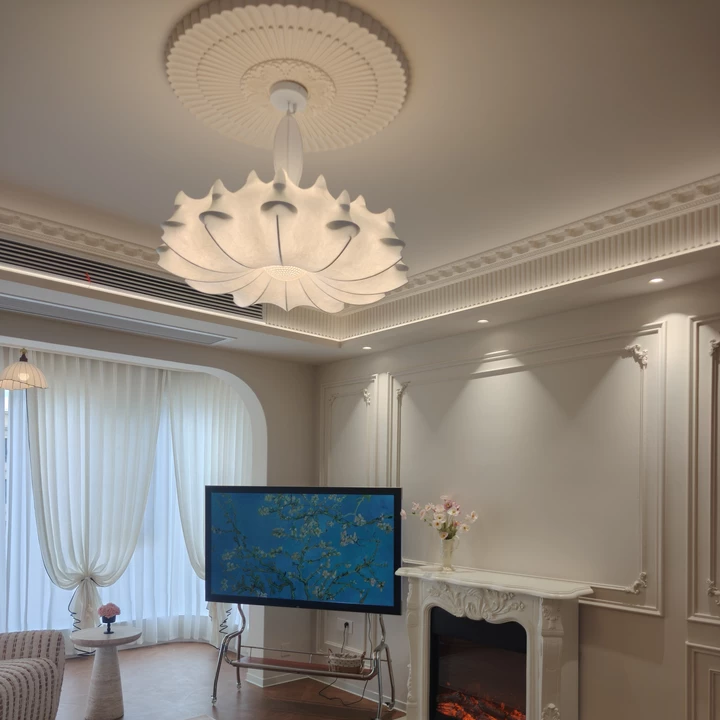 Zephyr Silk Petal Chandelier Glowryte