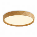 Wabi-Sabi Wood Flush Mount