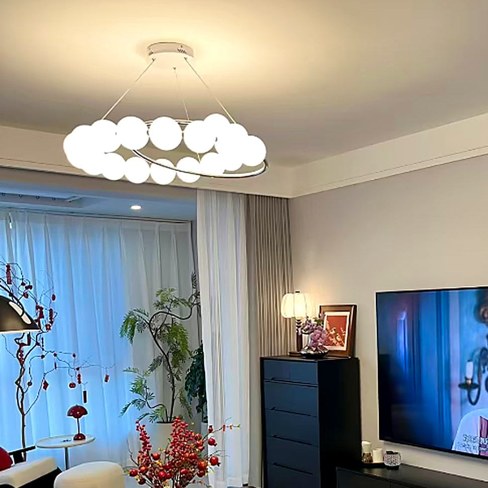 Luma Orb Ring Chandelier Dia 37.8" (96 cm) Glowryte