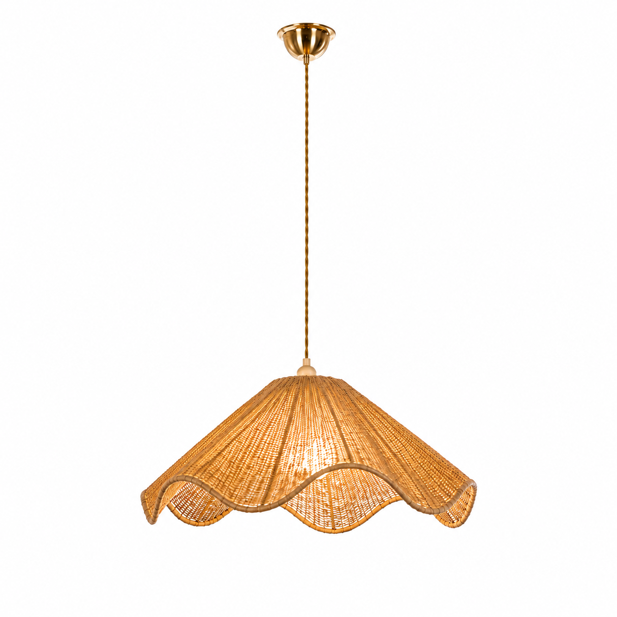 Soleil Wheat Wave Pendant Glowryte