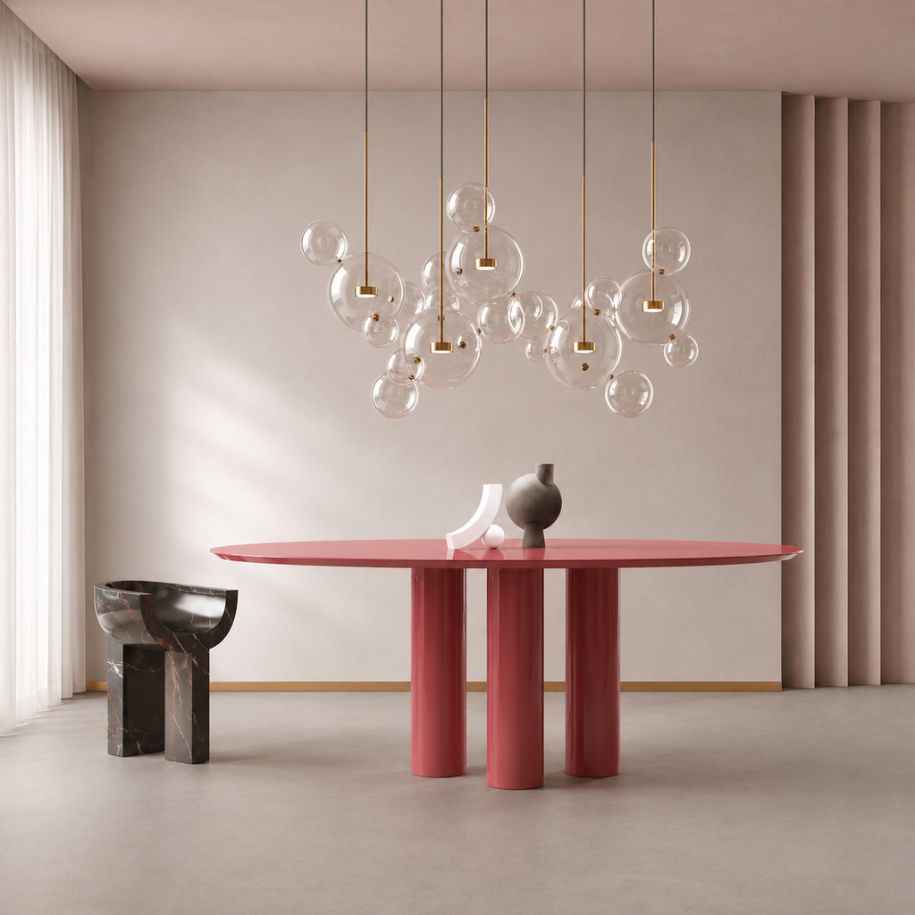 Cove Bubble Linear Chandelier Glowryte