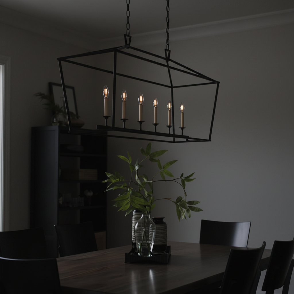 Daven Lantern Chandelier Glowryte
