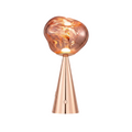 LAVA Cone Table Lamp Dia 5.9“ × H 11.2“ (Dia 15 × H 28.5 cm Rose Gold Glowryte
