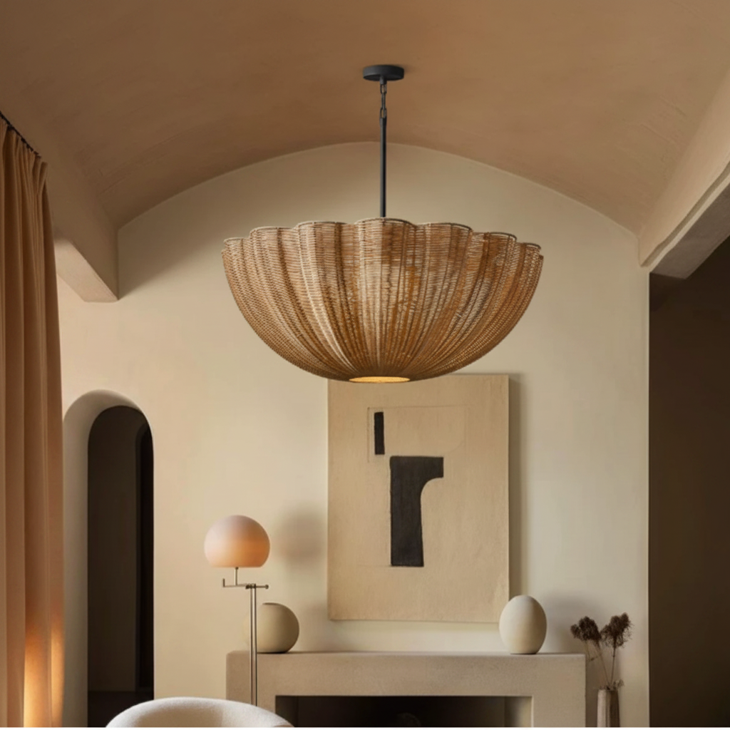 Soleil Rattan Pendant Glowryte