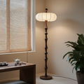 Astra Modern Floor Lamp ∅ 17.7″ x H 61″ Black Glowryte