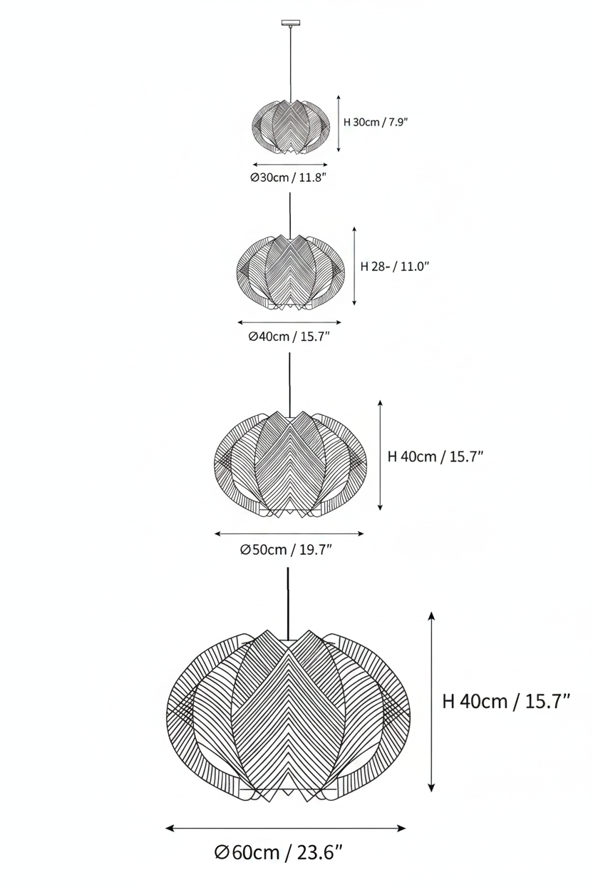 Woven Orbit Pendant – Spec Sheet